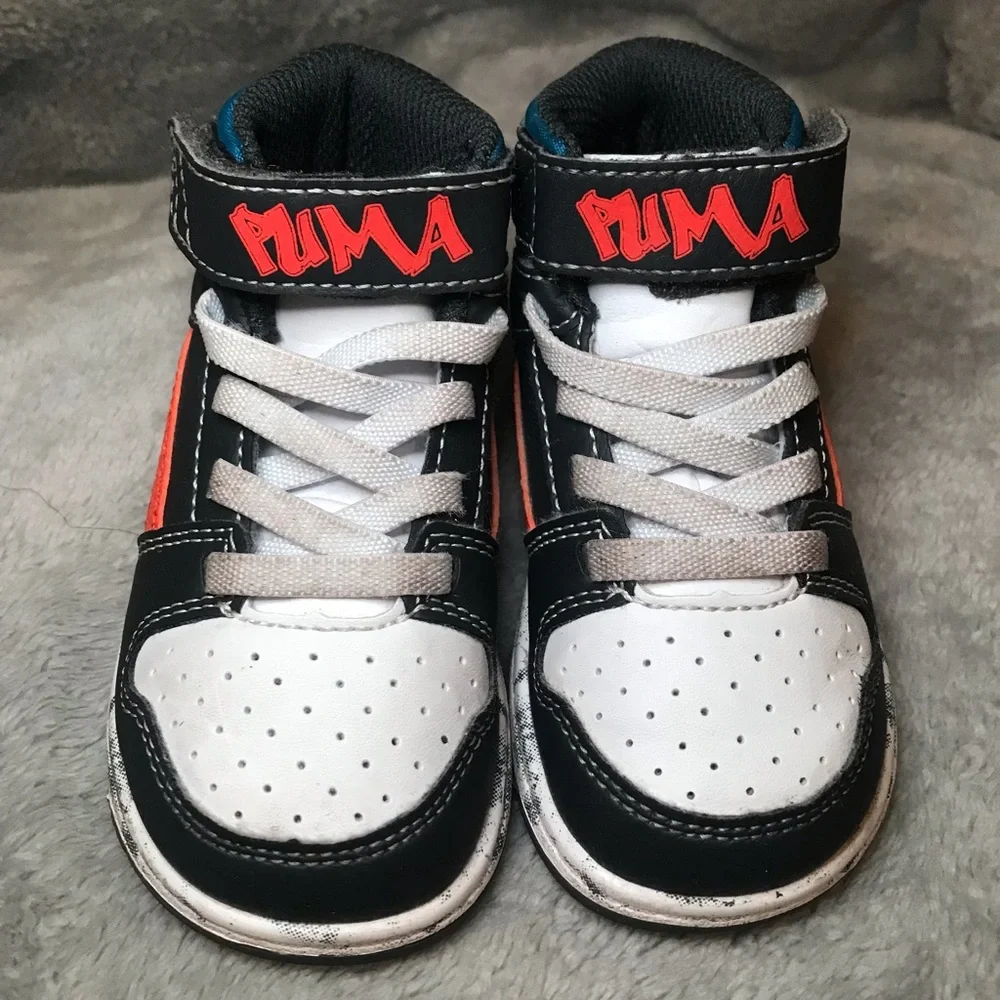2 pair of toddler sneakers size 5C, Puma & Ground Up - Picture 4 of 9